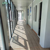 Immeuble d'habitation en conteneur pour dortoir maison modulaire maisons manufacturées bureau portable