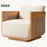 Ensemble de canapés de jardin en teck au design moderne, mobilier d'extérieur pour hôtel, villa, luxe, imperméable, ensemble de canapés en teck pour l'extérieur