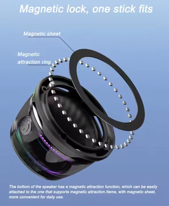 Giá rẻ nhất giá Magnetic G200 Nhỏ Xách Tay Bluetooth loa bass chất lượng cao Loud từ bluetooth loa - Product Image 4