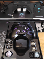 Manette de jeu Thunderobot G80 Elite avec base de charge RGB, déclencheur Hall, manette sans fil pour Switch/PC/Téléphone