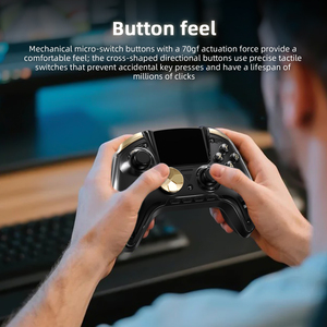 Manette de jeu sans fil RG G01 avec écran IPS 2.5D, moteur de vibration et capteur de fréquence cardiaque pour téléphone, PC/Linux/Switch/Switch2/Android/iOS - Product Image 5