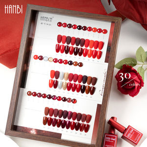 طلاء جيل الكريسماس vinime <span class=keywords><strong>Gel</strong></span> Ancora أحمر 30 لونًا من المصنع مجموعة كاملة من ألوان الجل الأحمر للصالونات - Product Image 1