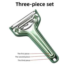 1 Set 3-en-1 Outil de spécialité multifonctionnel éplucheur de fruits et légumes pour la préparation des aliments en cuisine - Product Image 3