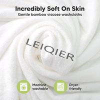Débarbouillettes pour bébés en viscose douce dérivée du bambou Débarbouillettes pour nouveau-nés Serviettes de bain pour bébés Chiffons pour le visage