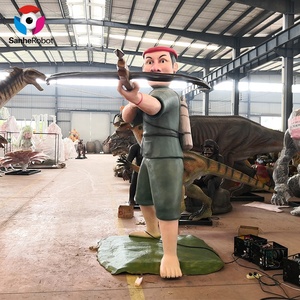 Réplique animatronique grandeur nature <span class=keywords><strong>de</strong></span> personnages <span class=keywords><strong>de</strong></span> films Statues en mousse d'intérieur pour enfants Transformers Robot Predators Predators Movie Sculptures - Product Image 4