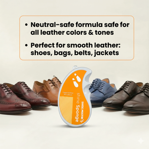 Éponge de polissage instantané pour chaussures Shoe Mistri, applicateur de cirage neutre, nettoyage et brillance rapides pour chaussures en cuir, bottes, toutes couleurs - Product Image 3