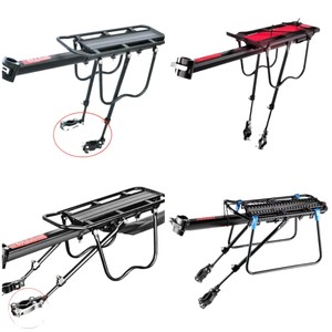 Portaequipajes Trasero para <span class=keywords><strong>Bicicleta</strong></span> de Aleación de Aluminio, 75-200 kg, Resistente, con Recubrimiento en Polvo, Fácil Instalación - Product Image 1