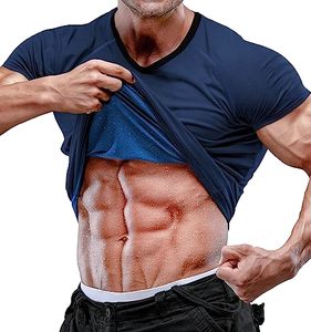 Traje de sauna térmico Dream Shaper para mujer con pantalones cortos y camiseta, entrenador de cintura alta para pérdida de peso, efectivo para el efecto sauna. - Product Image 1