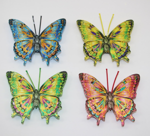 Imán Decorativo para Refrigerador Fengyi, Hecho a Mano, Ecológico, de Resina, con Diseño de Mariposa Pintada a Mano y Colorida - Product Image 1