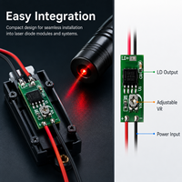 Module laser ZhonNa 3-5V avec carte de commande PCB, courant constant réglable, module laser RGB, accessoire d'outil, pièces de rechange