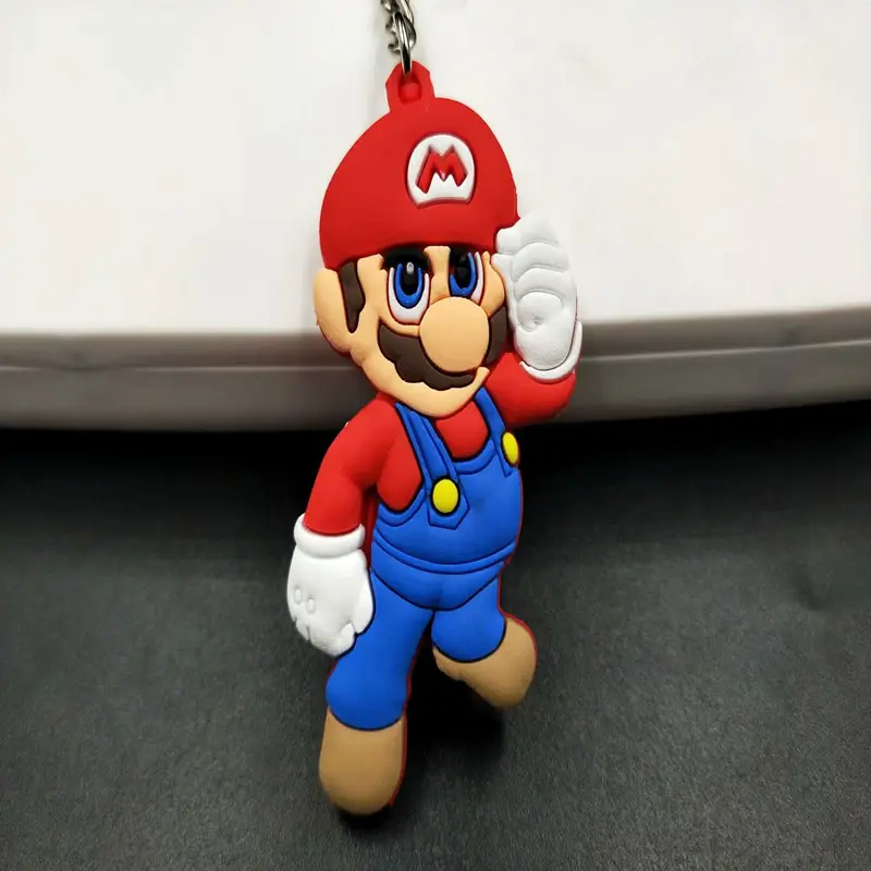 Llavero Super Mario Bros Sentado rojo 