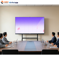 Televisor LED Interactivo con Sistema Android, Multi-idioma, 5 Años de Garantía, Soporte de Piso, Proyección Inalámbrica, Equipo de Publicidad