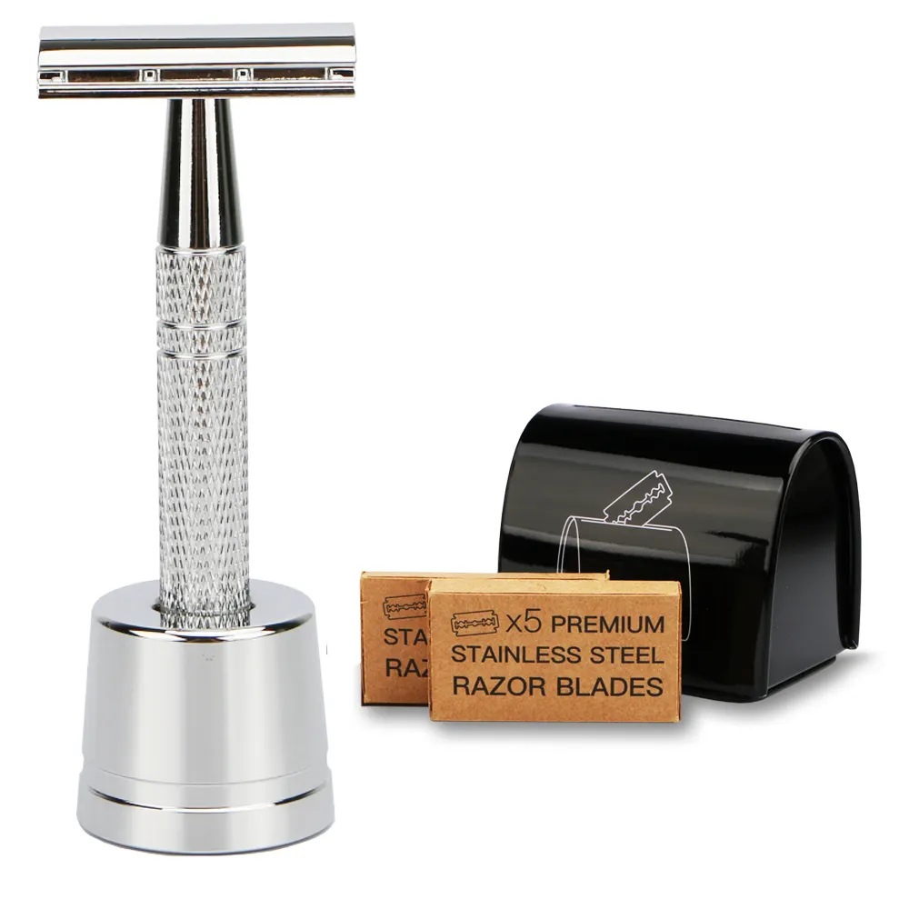 D653 Traditional Safety Razor Classic Shaving Razor Straight Cut