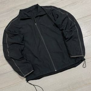 Chaqueta Cortavientos Informal Personalizada para Hombre, Chaqueta de Otoño, Impermeable, con Cremallera Frontal, Diseño de Lona, Chaqueta para Correr - Product Image 1