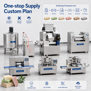 Machine à fabriquer du savon entièrement automatique à petite échelle, série <span class=keywords><strong>DDCT</strong></span>, haute capacité 50-200 kg/h, contrôlée par PLC, pour les entreprises en démarrage. - Product Image 4