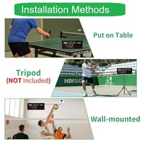 Tableau d'affichage numérique LED rechargeable YIZHI avec télécommande, tableau de score électronique portable pour plusieurs sports