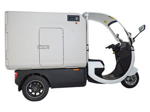 Tricycle électrique EEC Emark portable avec <span class=keywords><strong>conteneur</strong></span> réfrigéré <span class=keywords><strong>solaire</strong></span> de 1000L pour camionnette, tricycle avec contrôleur de température LED - Product Image 2