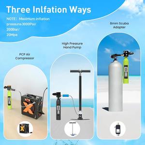 スノーケルマスク,ミニ0.5Lスキューバダイビングタンクと大人用ハンドポンプダイビングシリンダーダイビング機器付きOEM - Product Image 6