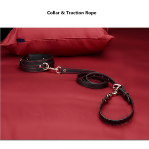 Set di Giocattoli Sessuali SM Kit di Costrizione in PU per Coppie Manette Fruste Cosplay Set BDSM - Product Image 5