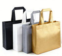 Sacs non tissés recyclables, sacs fourre-tout recyclés, produits écologiques, sacs de courses réutilisables en gros, logo personnalisé