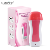 Calentador de Cera en Cartucho Roll-on WAXKISS CWH-003 de 100 ml, Máquina Portátil de Depilación con Cera Suave