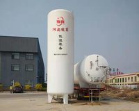 Stockage vertical de gaz de réservoir de CO2 liquide cryogénique du dioxyde de carbone 100M3