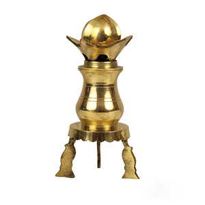 Ensemble Subham élégant en laiton pur avec un design traditionnel, parfait pour la décoration spirituelle, les cadeaux de mariage, les cadeaux de déménagement et les Pooja quotidiennes. - Product Image 3
