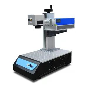 High Speed Portable Desktop Arcode Aluminium 3W UV Laser Marking Machine