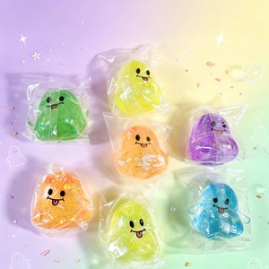 ของเล่นบีบกากเพชรฮาโลวีน น่ารัก รูปผี ฟักทอง ค้างคาว บรรเทาความเครียด ของขวัญสำหรับงานปาร์ตี้ - Product Image 2