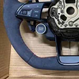 Volant en Alcantara cousu à la main pour <span class=keywords><strong>Audi</strong></span> R8 A1 A3 A4 A5 A6 A7 A8 A3 <span class=keywords><strong>TT</strong></span> TTRS Q5 RS3 RS7 Q7 C6 C8 S6 S7 B8 B8.5 B9 S3 S4 - Product Image 6