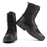 Bottes de montagne très vendues, noires, en mesh respirant, anti-chocs, imperméables, tactiques, pour la randonnée