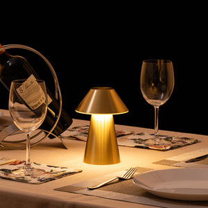 Lámpara de Mesa LED Inalámbrica Moderna, Recargable, Portátil, con Control Táctil, RGB, de Aluminio, Funciona con Batería, Decorativa para Bar y Hotel, CRI 90 - Product Image 3