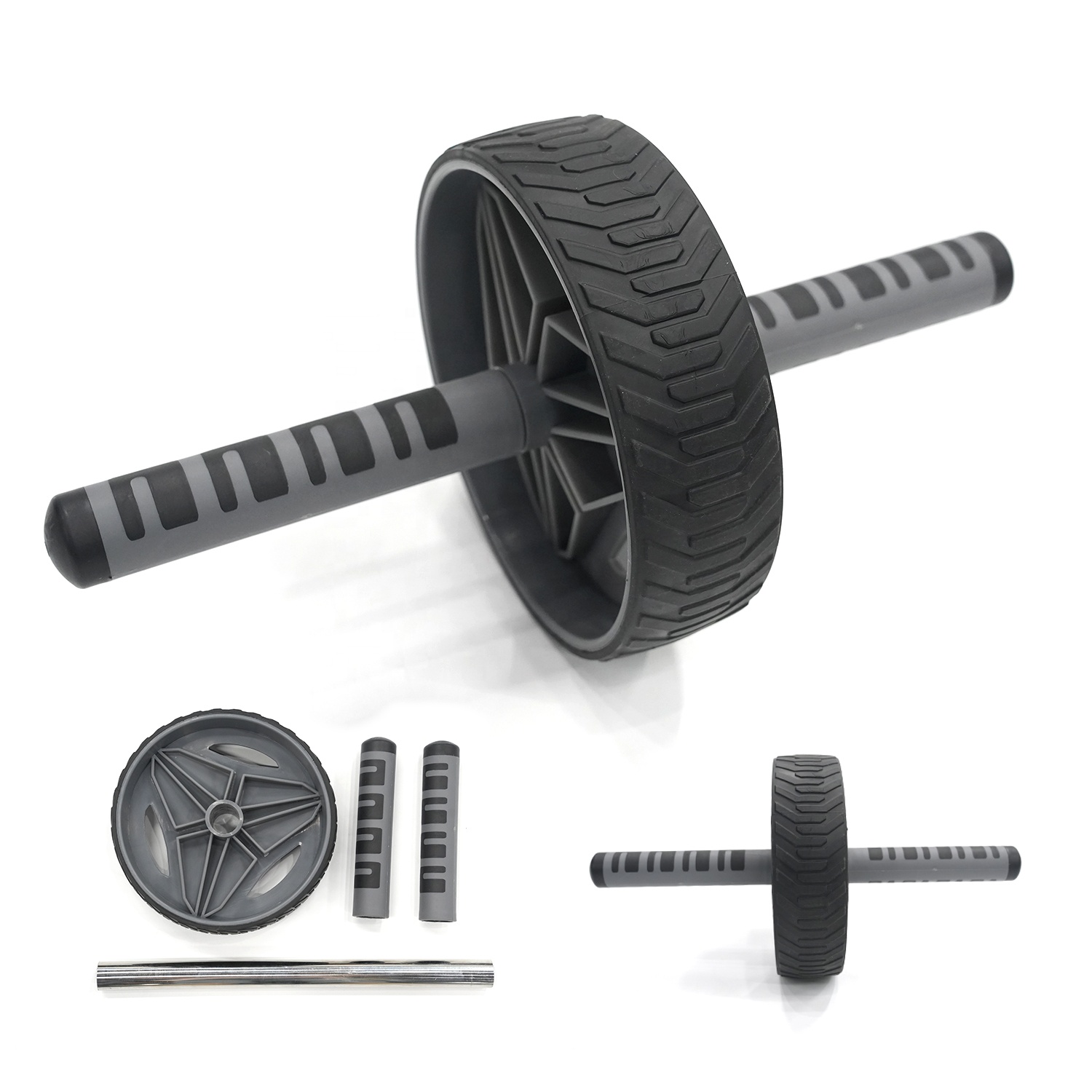 Multi-Functional Abdominal Wheel Kit 2 Cardio Training Wheels for Home Gym Workout Exercise Fitness Equipment for Muscle