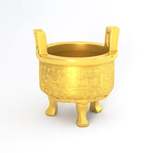 Premios de trípode de artesanía de metal personalizados para técnica de fundición de regalo de aniversario de grupo farmacéutico - Product Image 1