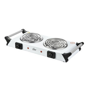 Meitong — <span class=keywords><strong>plaque</strong></span> chauffante électrique avec poignées, accessoire <span class=keywords><strong>de</strong></span> cuisine, offre spéciale, <span class=keywords><strong>deux</strong></span> brûleurs - Product Image 4