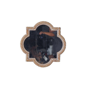 Espejo de Pared con Marco Blanco, Estilo Rústico, Espejo de Maquillaje para Baño - Product Image 5