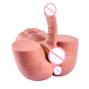 Vita reale metà corpo amore bambola realistica masturbazione delle <span class=keywords><strong>donne</strong></span> giocattoli umani Torso maschile con Dildo e sedere - Product Image 1