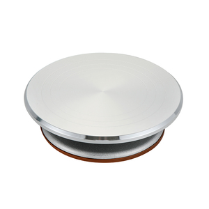 Plateau tournant en métal, de haute qualité, pour décorer les gâteaux - Product Image 3