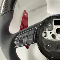 Volant en fibre de carbone directement de l'usine pour Audi A3 A4 A5 A6 C6 C7 C8 B8 B9 RS3 RS5 RS7 S3 S4 S5 Q3 Q5 Q8 TT TTS