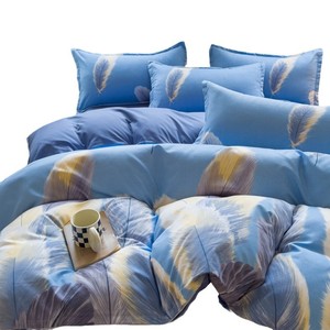 Gongmian hai mặt chải bông chống bụi Mite 300tc hiện đại bốn mảnh Bộ Chăn Ga Trải Giường tấm ga trải giường được trang bị bốn mùa - Product Image 5