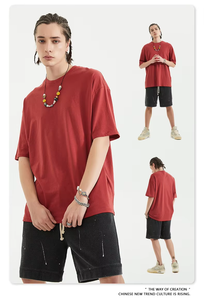 T-shirt Casual da Uomo in Cotone Pettinato 190g Traspirante a Maniche Corte, Taglie Asia-Europa, Stampa Personalizzata - Offerta Speciale - Product Image 2