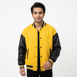 Chaquetas Varsity para Hombre, Diseño 2026, Transpirables, Buena Calidad, Nueva Llegada, Servicio OEM Personalizable, Precio Bajo - Product Image 1