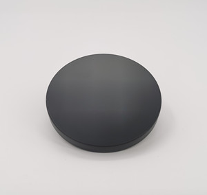 Prêt à expédier – Couvercle métallique <span class=keywords><strong>noir</strong></span> mat anti-déversement de 85 mm pour récipients et tasses en verre Libbey 918CD/Hexagon - Product Image 5