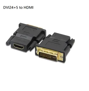 Adaptor HDMI Ke DVI HD, Dua Arah Konversi Timbal Balik DVI Ke Konektor HDMI 24 + 1/24 + 5