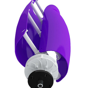 กังหันลมแบบแกนตั้ง Tulip 100W 200W 300W CE ระบบไฟฟ้ากระแสสลับ 3 เฟส ระบบออฟกริด รับประกัน 3 ปี 12v/24v 12~24V CN;SHN 1.1ม. - Product Image 2