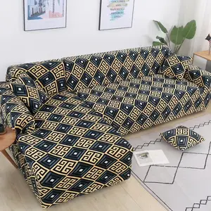 sofá y asiento de amor cubre Suppliers-Fundas de sofá elásticas para sala de estar, novedad de 2021