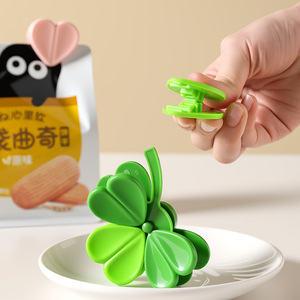 Magnetic Sealing Clips Four Leaf Clover Shape Airtight Food Bag Closure Kitchen Household Use - Product Image 3