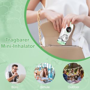 Giấy chứng nhận CE Micro Máy phun sương Điện Kỹ Thuật số xách tay lưới siêu âm Máy phun sương với pin sạc - Product Image 2