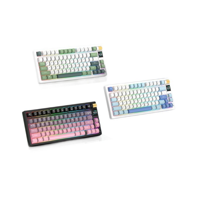 K79 Gaming Esports Customized Tri-Mode Mechanical Keyboard Gasket-Mounted Hot-Swappable RGB Backlit