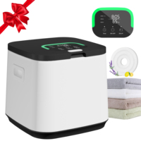 Chauffe-serviettes électrique portable 16L compact avec écran numérique, fonction de temporisation et indicateur de température OEM/ODM